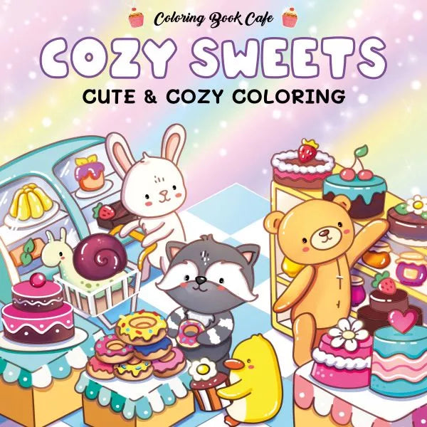 Cozy Sweets - cute & cozy coloring, kleurboek