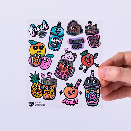 Fabulous Stickers - Big Bubble Tea- OMY