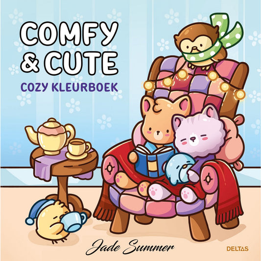 Comfy & Cute - Jade Summer cozy kleurboek