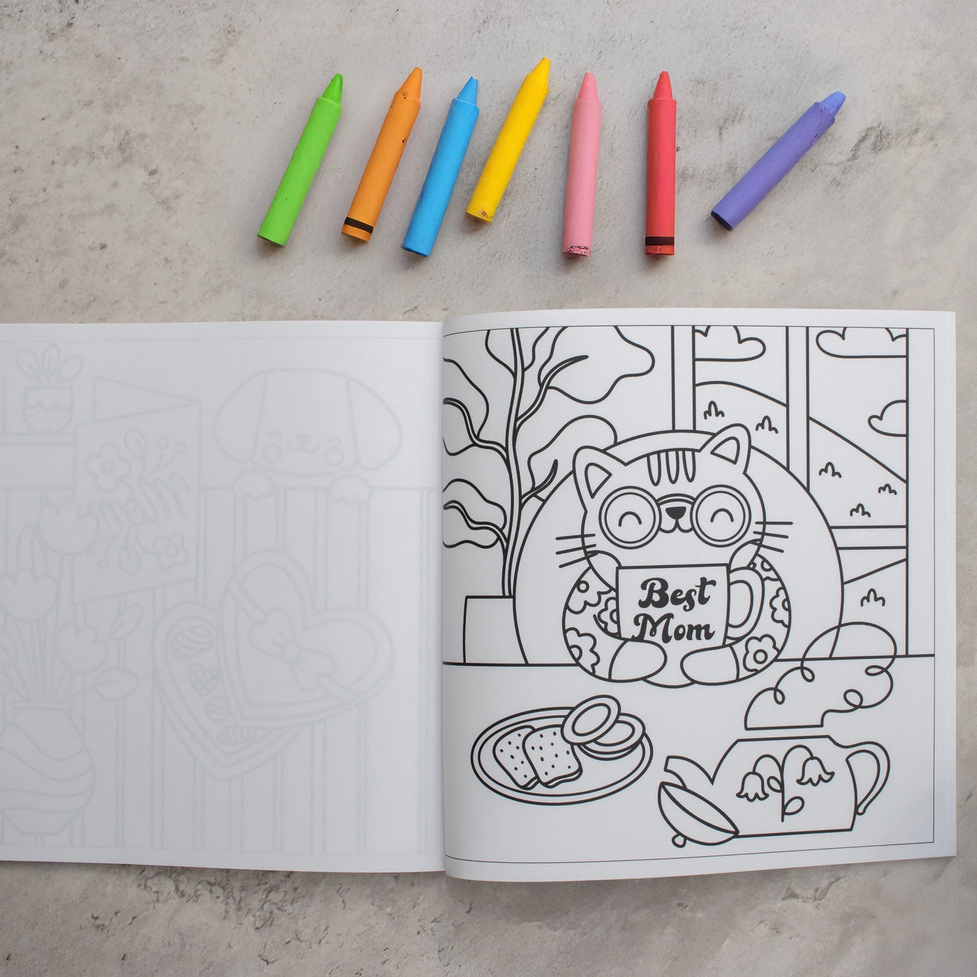 Mom's Day Off - A mother's day colouring book
