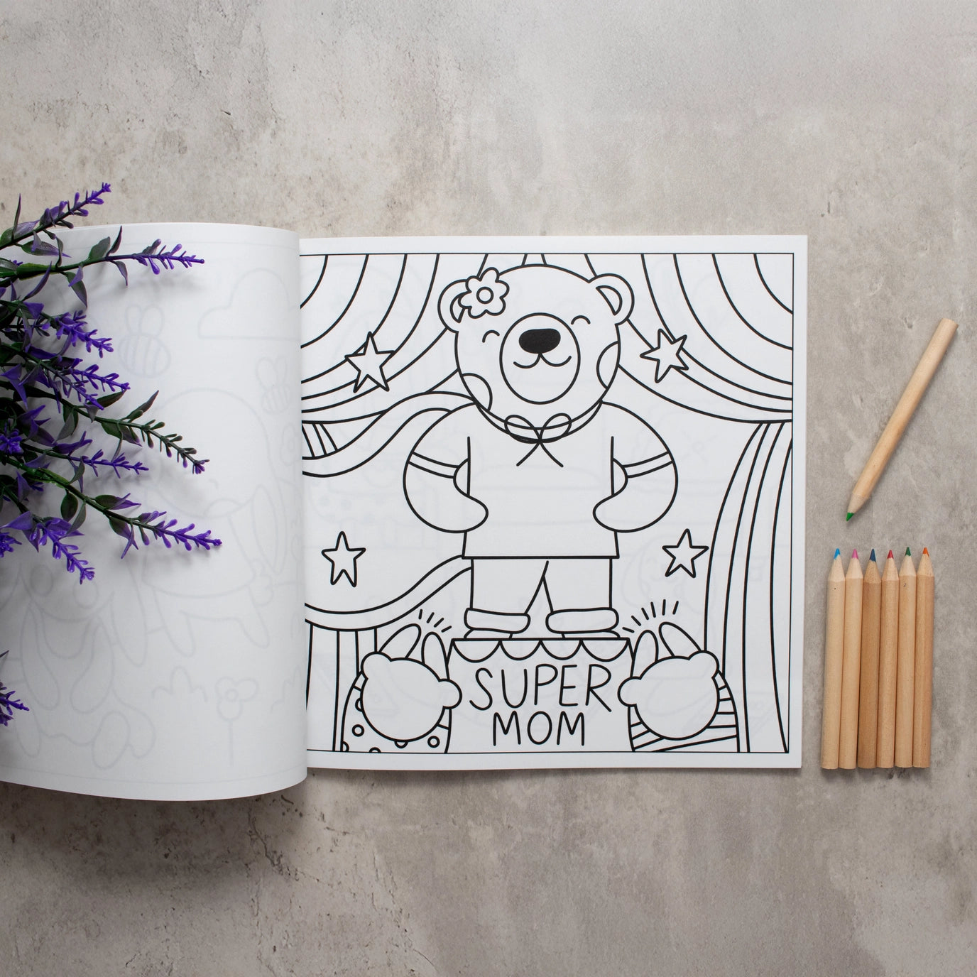 Mom's Day Off - A mother's day colouring book