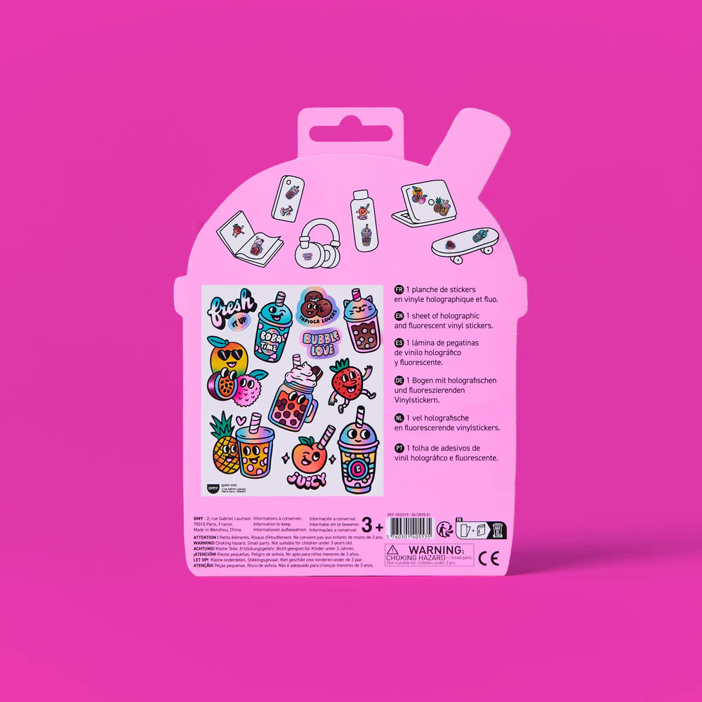 Fabulous Stickers - Big Bubble Tea- OMY