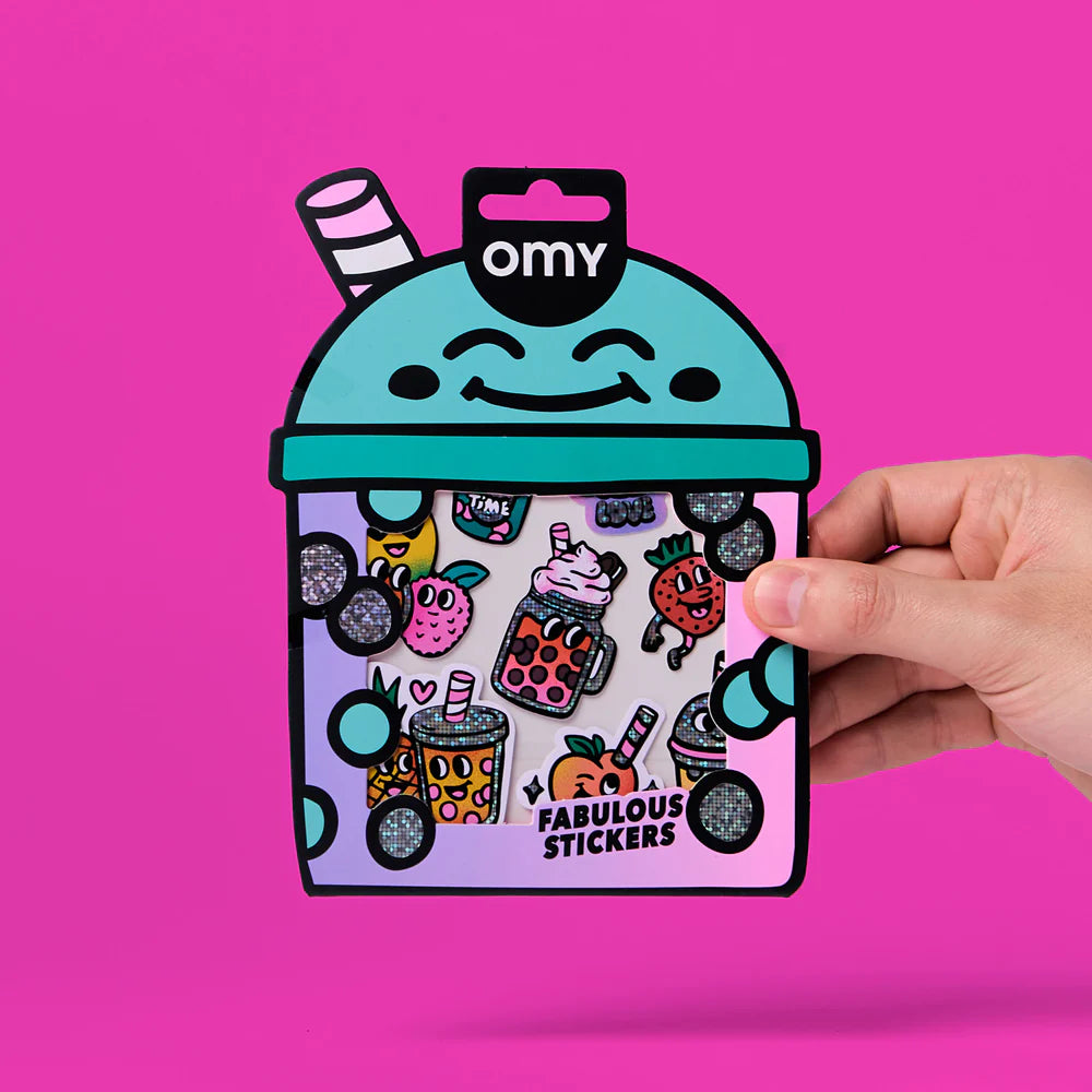 Fabulous Stickers - Big Bubble Tea- OMY
