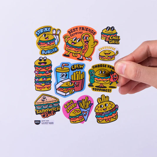 Fabulous Stickers - Big Burger - OMY