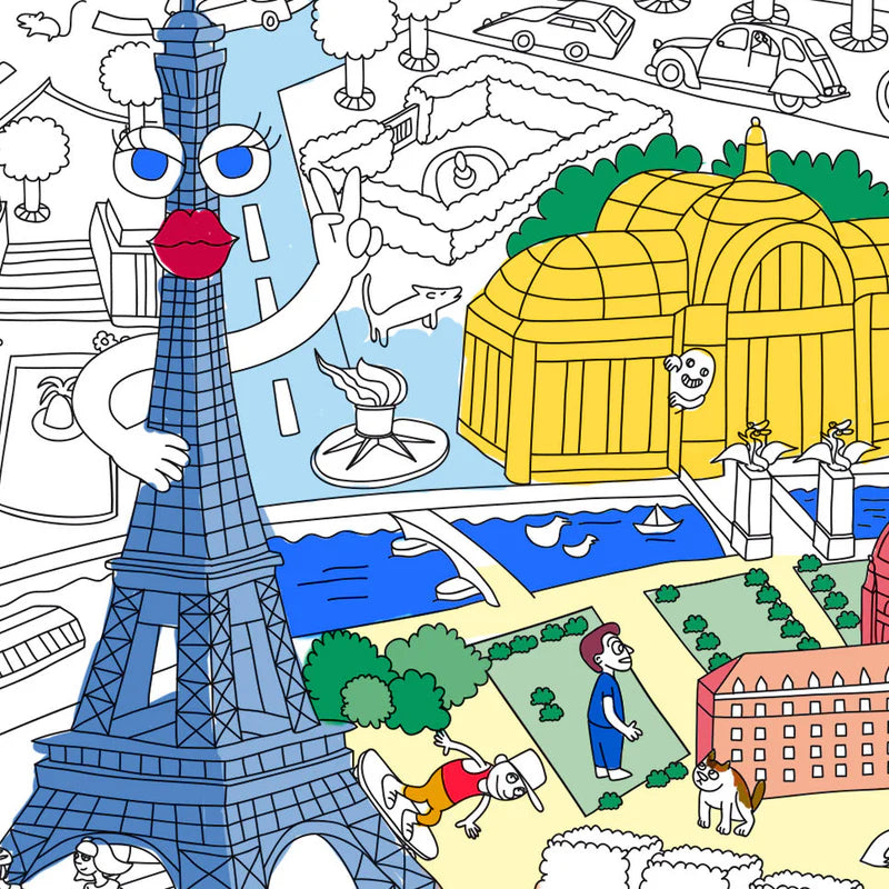 Paris - Cozy Kleurposter - OMY