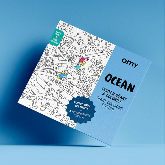 Ocean - Cozy Kleurposter - OMY