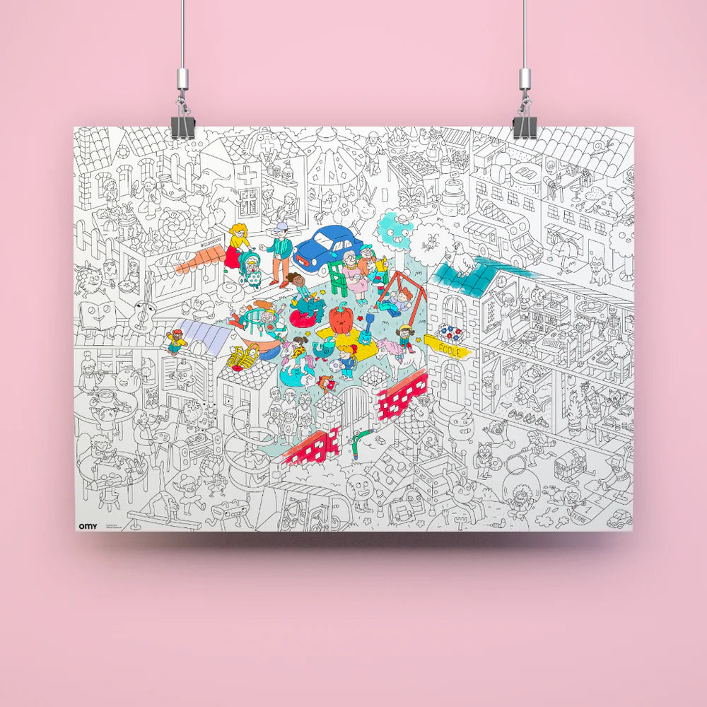 Kids Life - Cozy Kleurposter - OMY