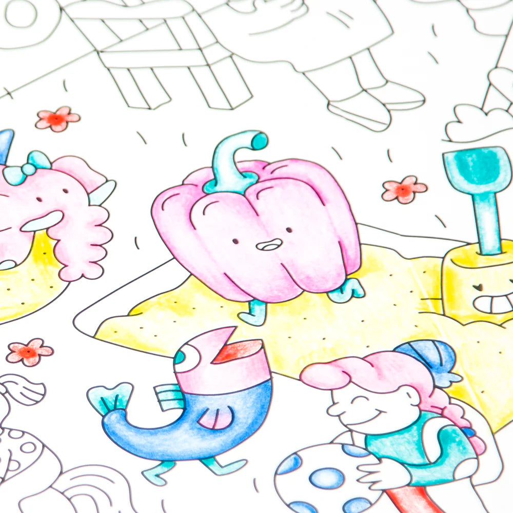 Kids Life - Cozy Kleurposter - OMY