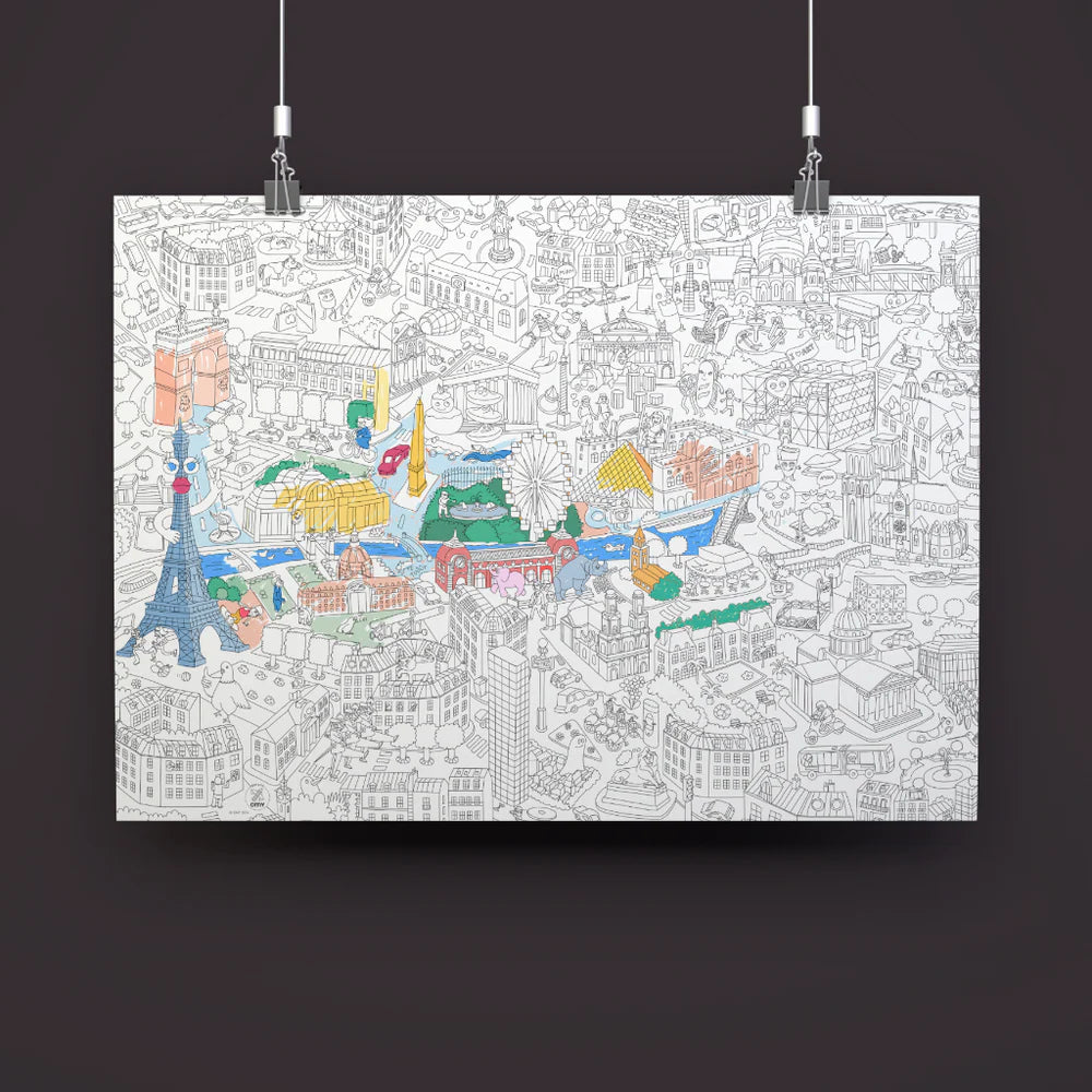 Paris - Cozy Kleurposter - OMY