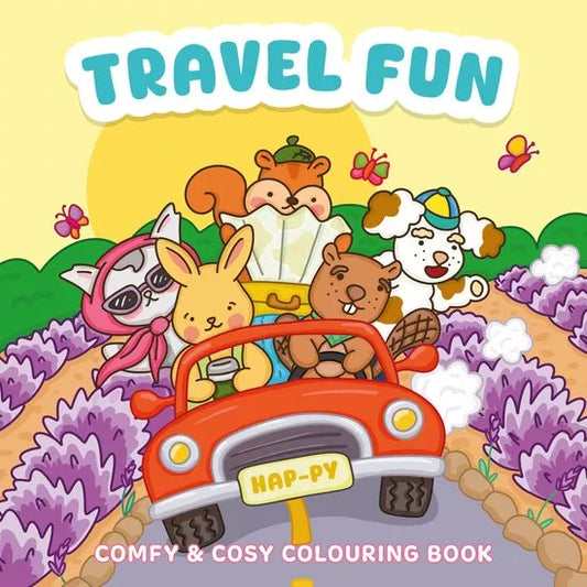 Travel Fun Comfy & Cosy colouring, kleurboek